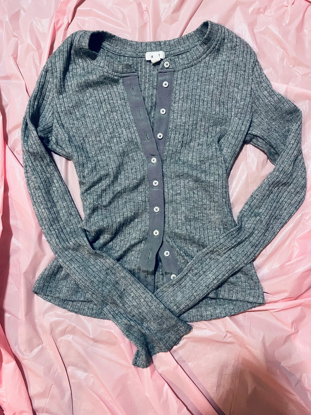 Aerie Grey sparkle Cardigan